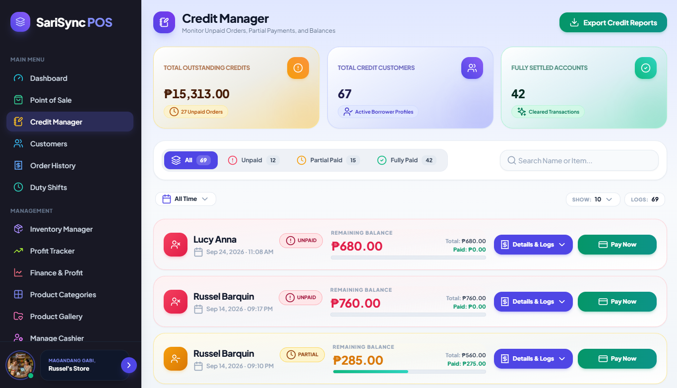 Inventory Ledger